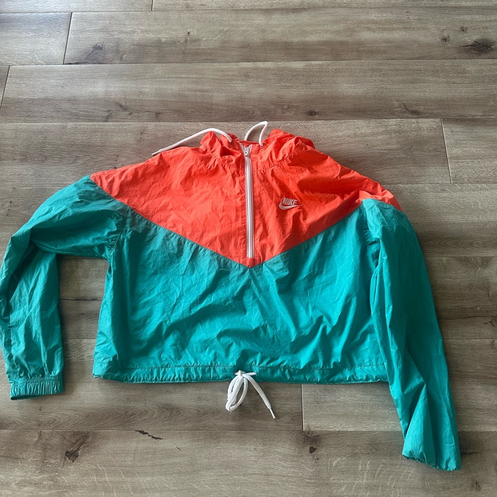 Nike Orange and Teal Utility Jacket